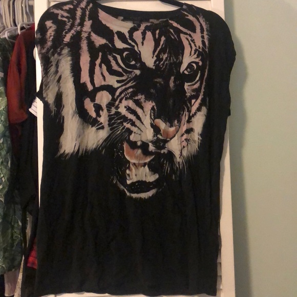 allsaints tiger t shirt